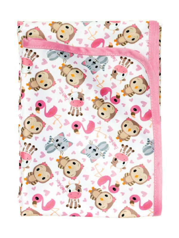 Prebaľovacia podložka - Ružová zvieratká