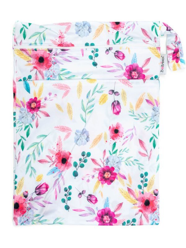 Nepremokavá taška normal - Ružové kvety