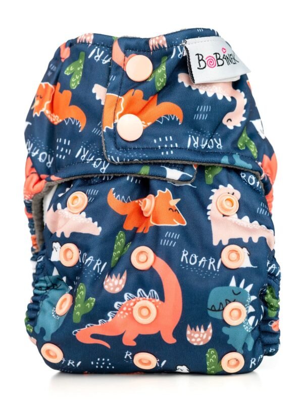 Novorodenecká abdukčná AIO plienka patentky - Dinosaury