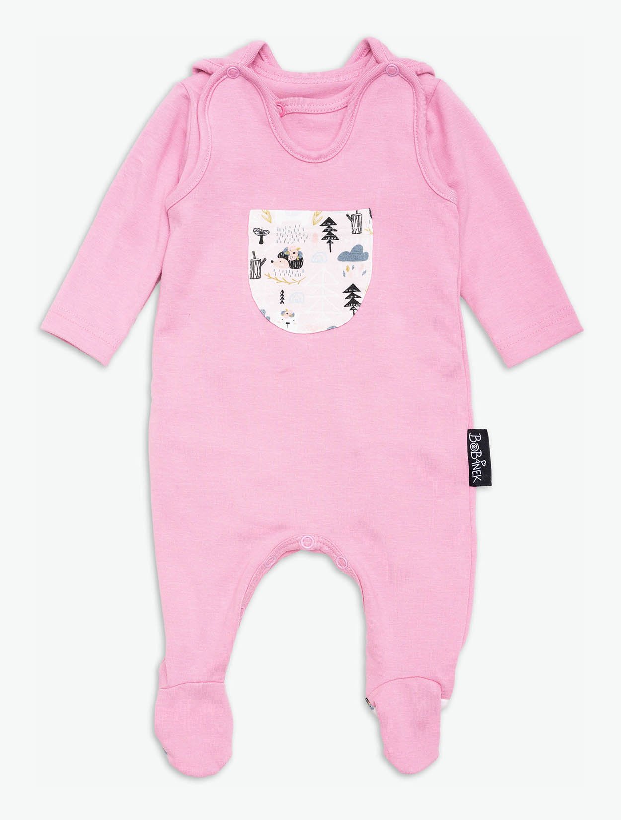 Set body a dupačky - Ružové 1 Set body a dupačky – Ružové