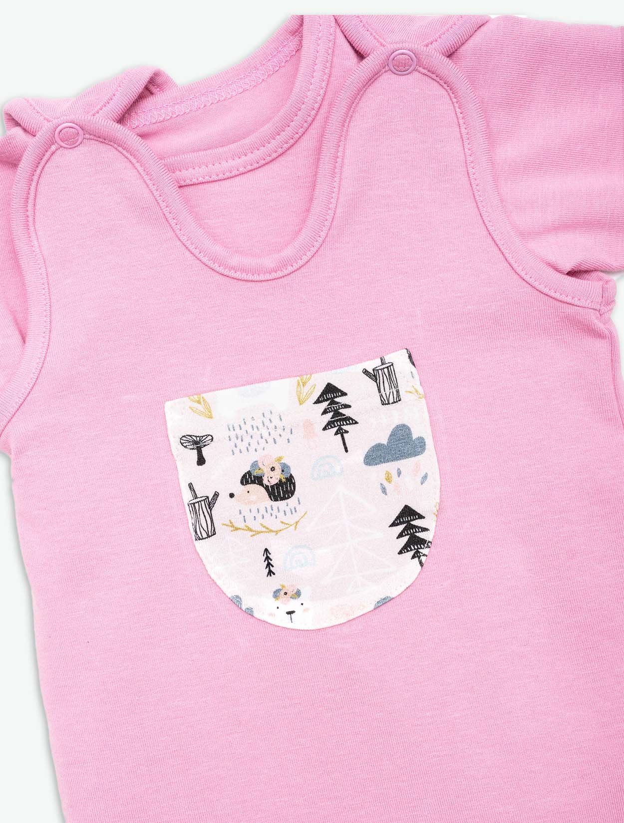 Set body a dupačky - Ružové 5 Set body a dupačky – Ružové - Image 5